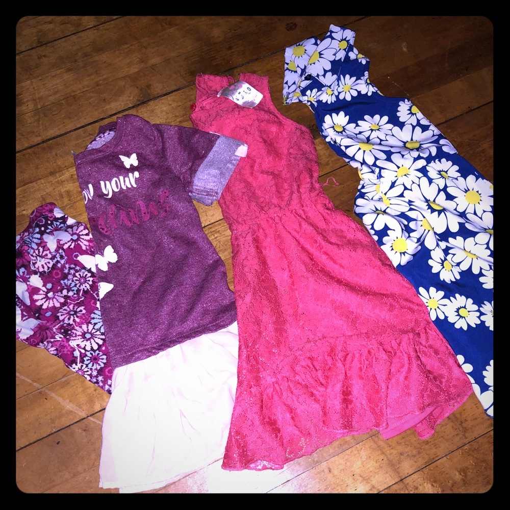 Little girls dresses LOT of 3